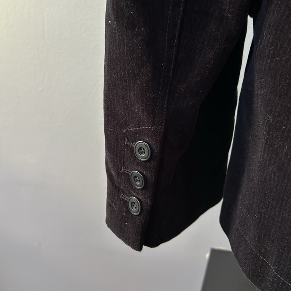 Black Velvet RW&CO Blazer Size Large Pinstriped - Picture 4 of 10